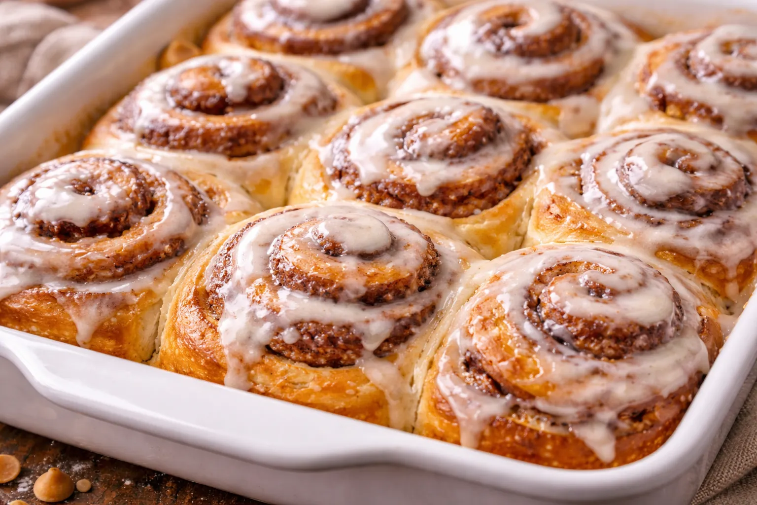 Cinnamon Rolls with Heavy Cream