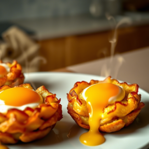 Potato Nests with Baked Eggs