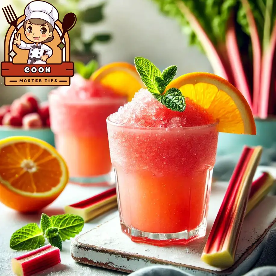 Refreshing Summer Rhubarb Slushy