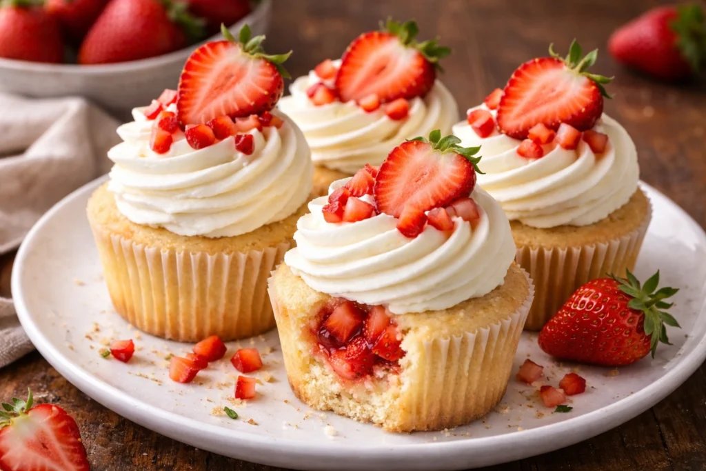 Strawberry Cupcakes