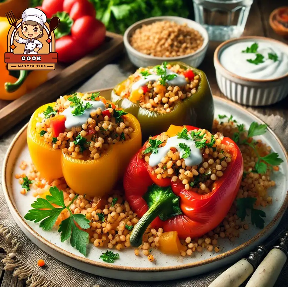 Stuffed Peppers with Bulgur Wheat