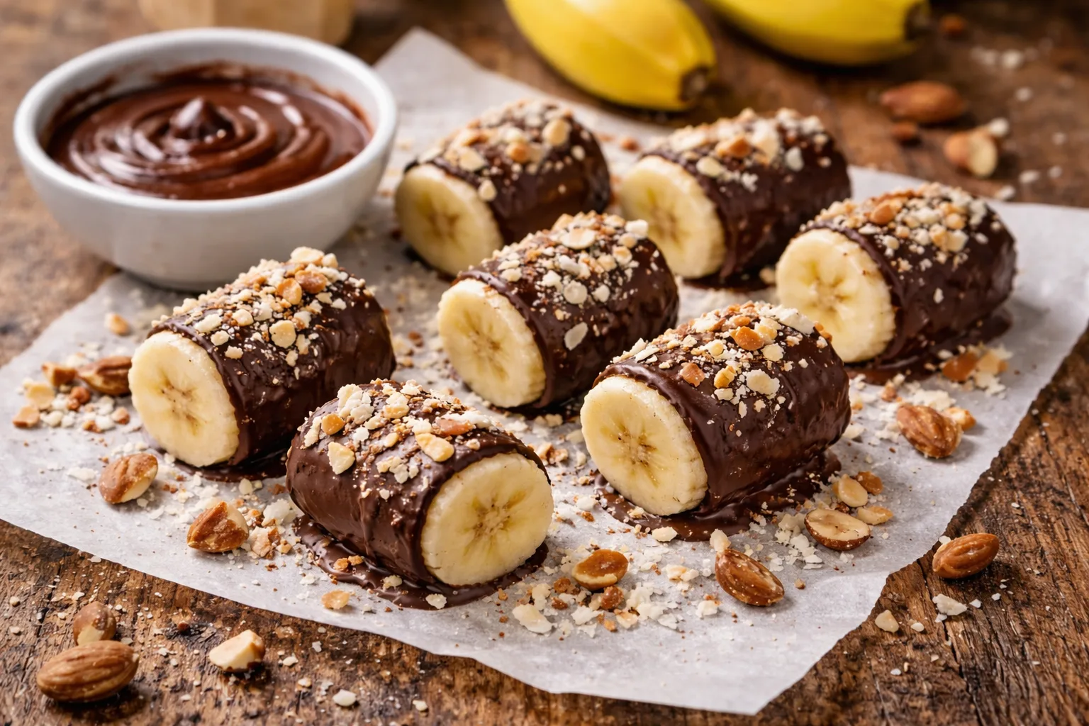 Chocolate Dipped Bananas