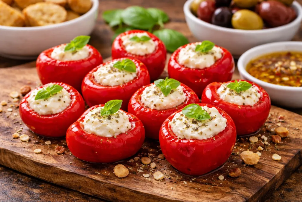 Goat Cheese Stuffed Peppers