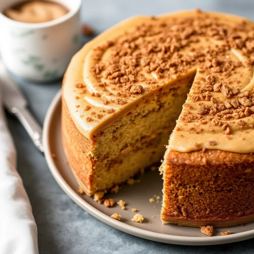 keto cinnamon hazelnut cake