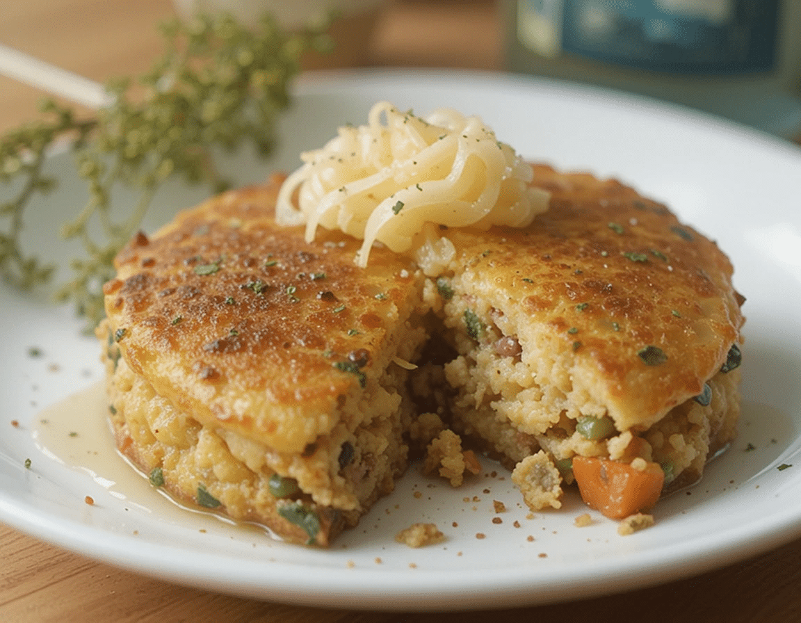 🥔 Stuffed Potato Pancakes (Gluten-Free & Vegan) – Comfort Food Made Healthy!