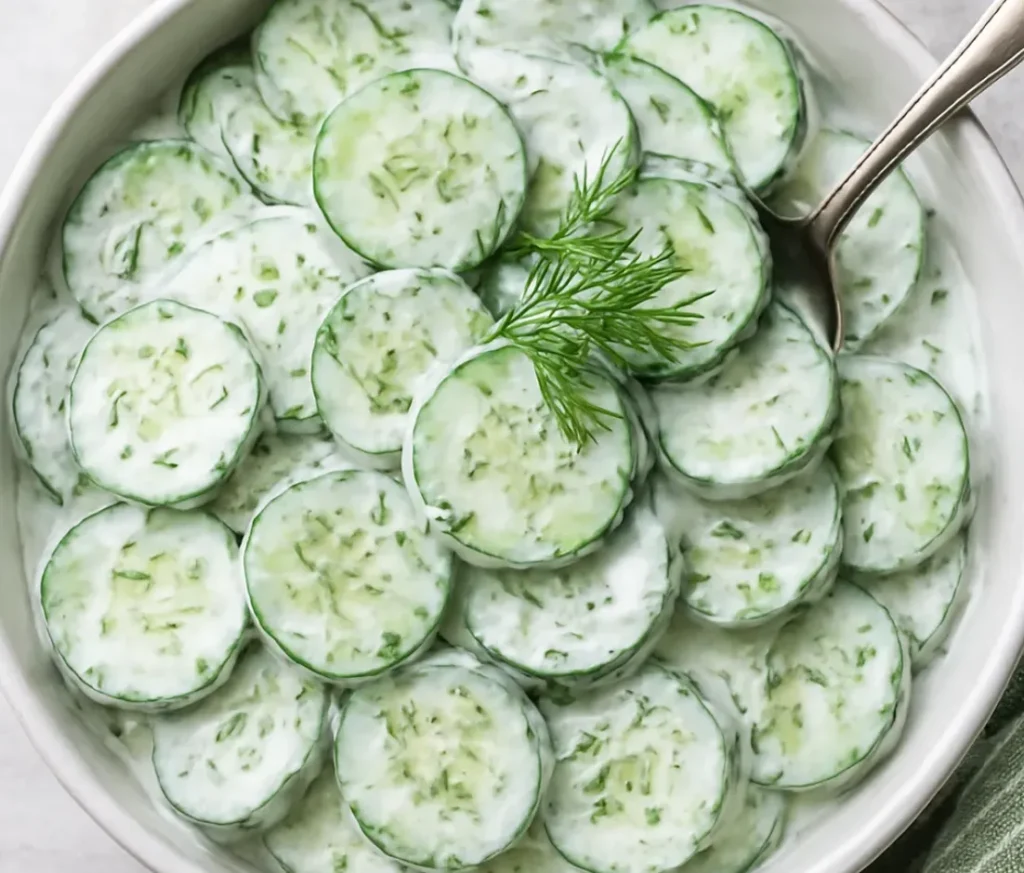 Creamy Cucumber Salad