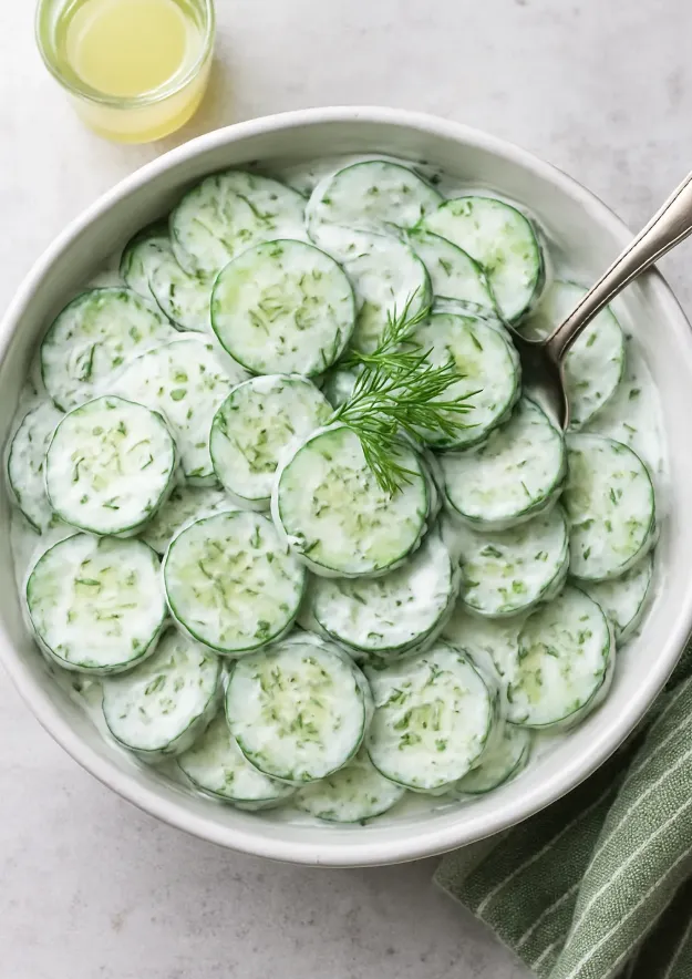 Creamy Cucumber Salad