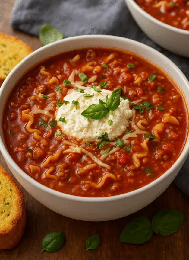 Lasagna Soup