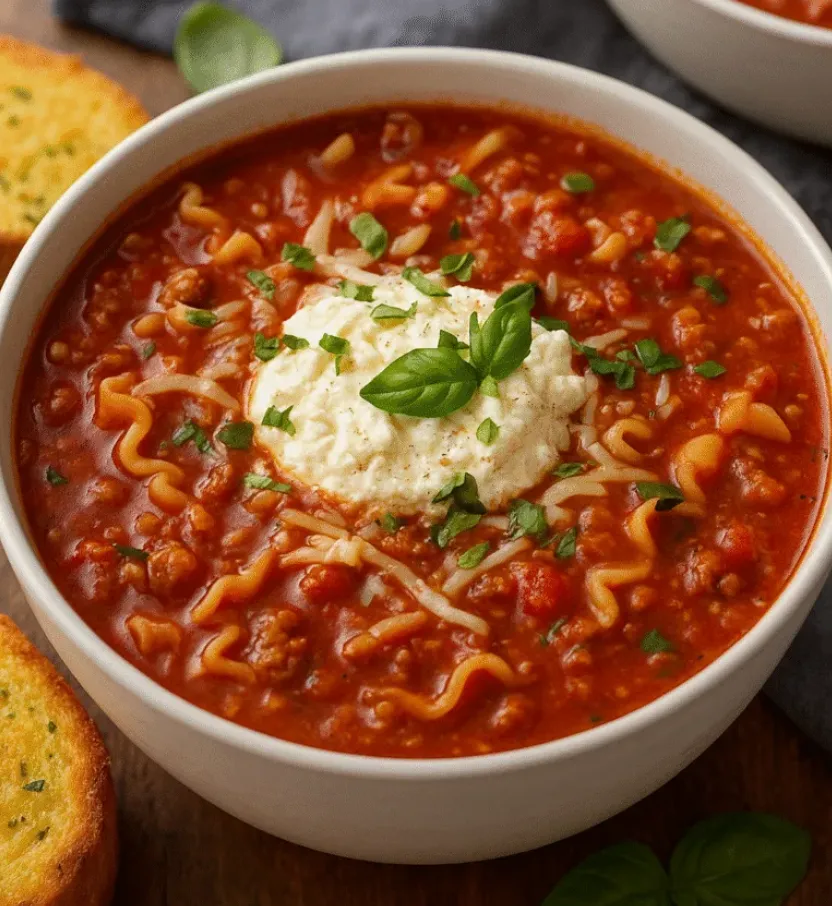Lasagna Soup