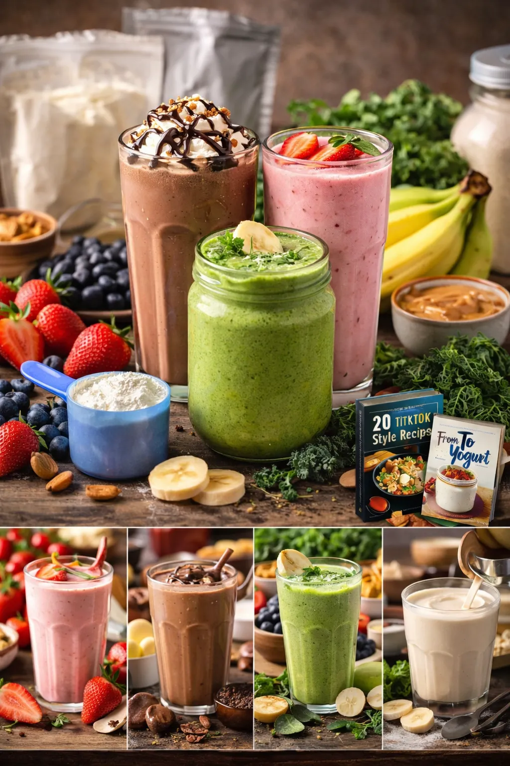 Protein Shakes and Smoothies in