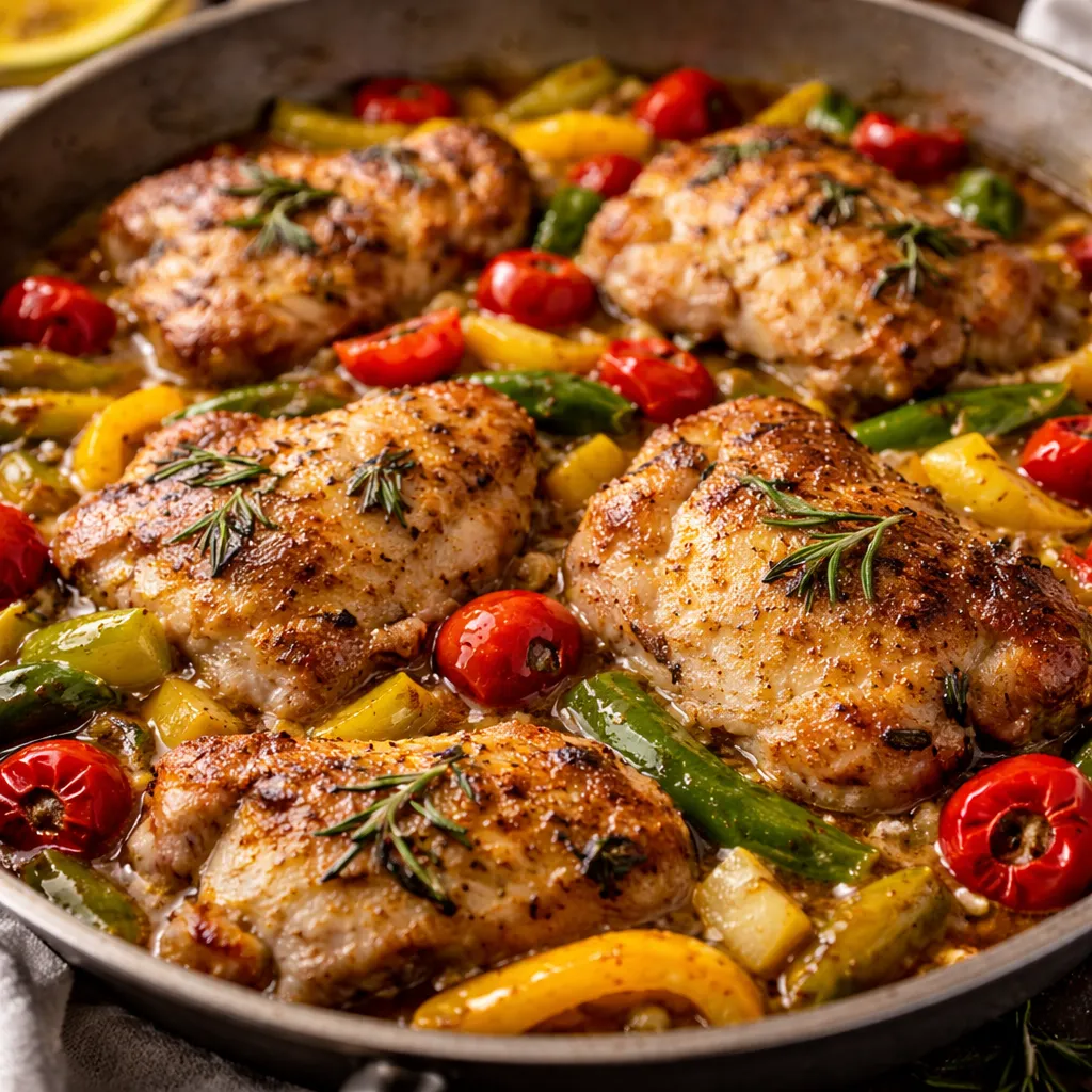 30-Minute Chicken Scarpariello A Bold, Zesty Italian-American Classic Made Fast