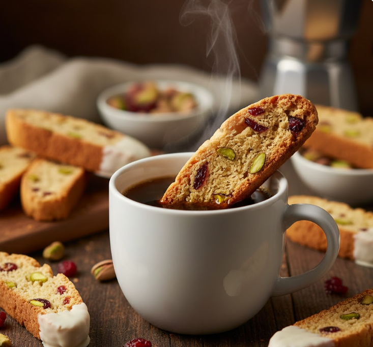 Cranberry Pistachio Biscotti – Crunchy, Festive & Perfectly Balanced 9 Cranberry Pistachio Biscotti