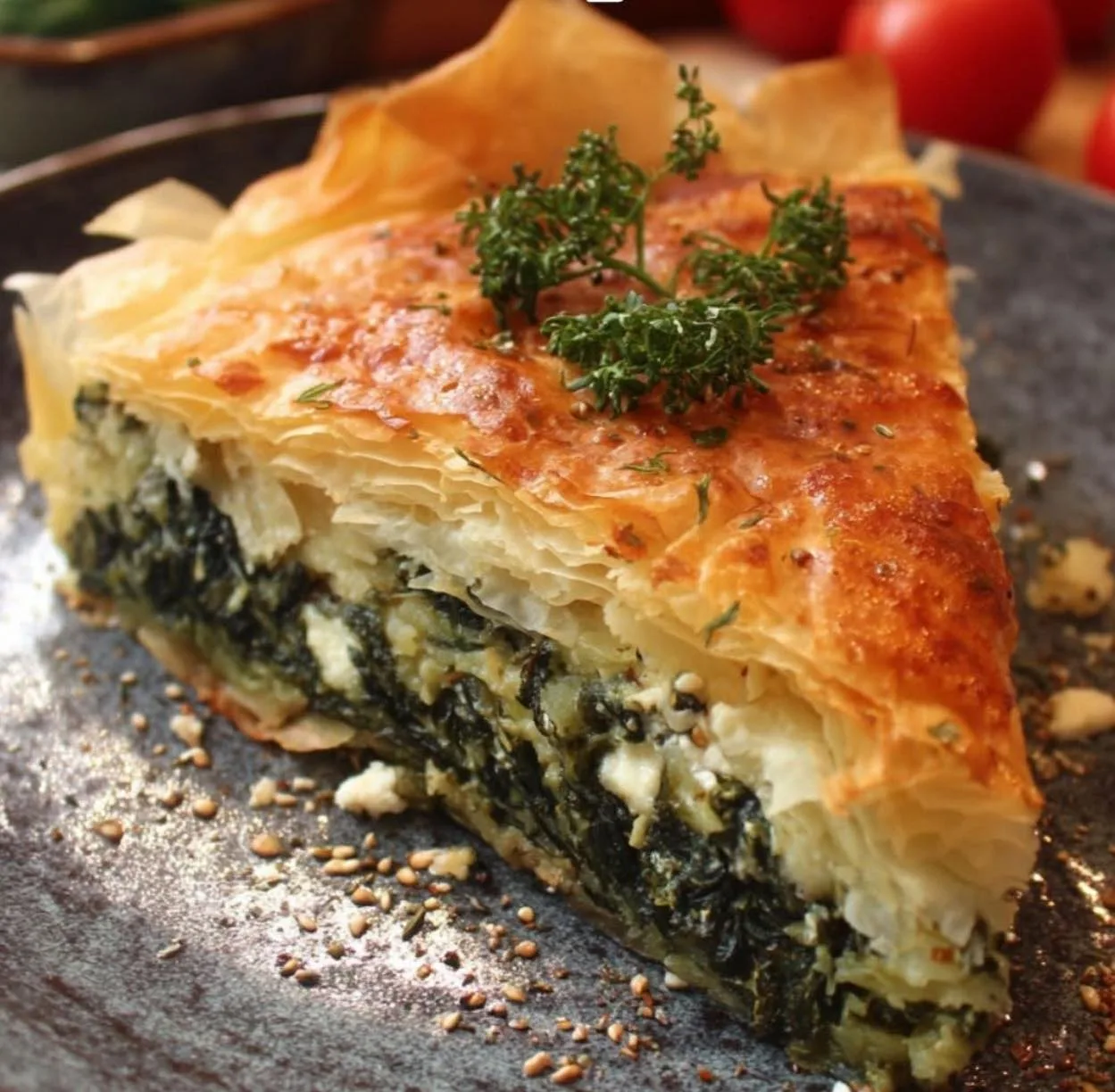 🥧 Hortopita – plăcintă grecească cu verdețuri, aromată, tradițională și crocantă 4 Hortopita