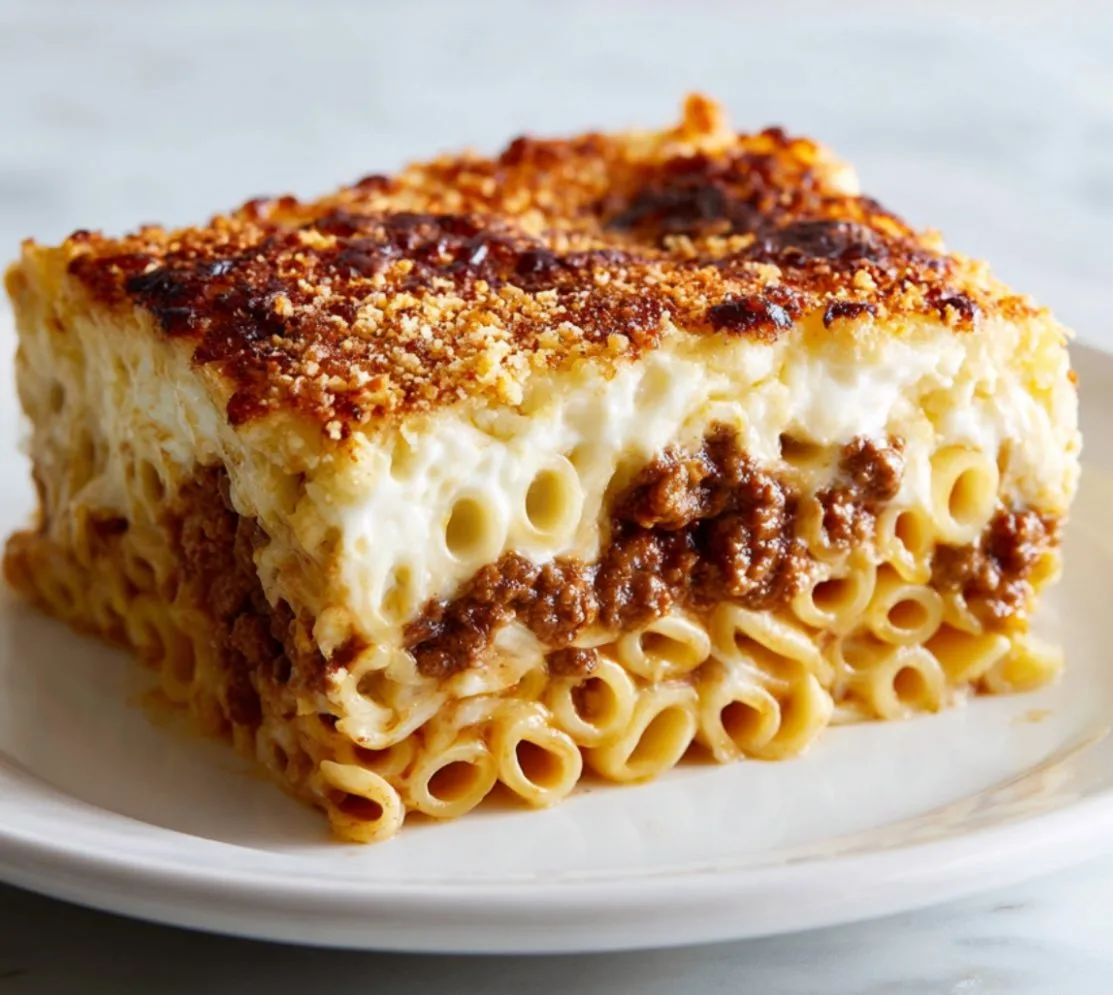 Pastitsio – musacaua grecească cremoasă, cu carne aromată și sos bechamel auriu 3 Pastitsio Rețeta