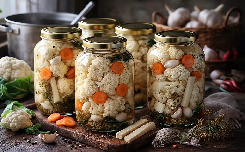 Conopidă Murată – Rețetă Tradițională, Aromată și Perfectă pentru Iarnă 9 conopidă murată