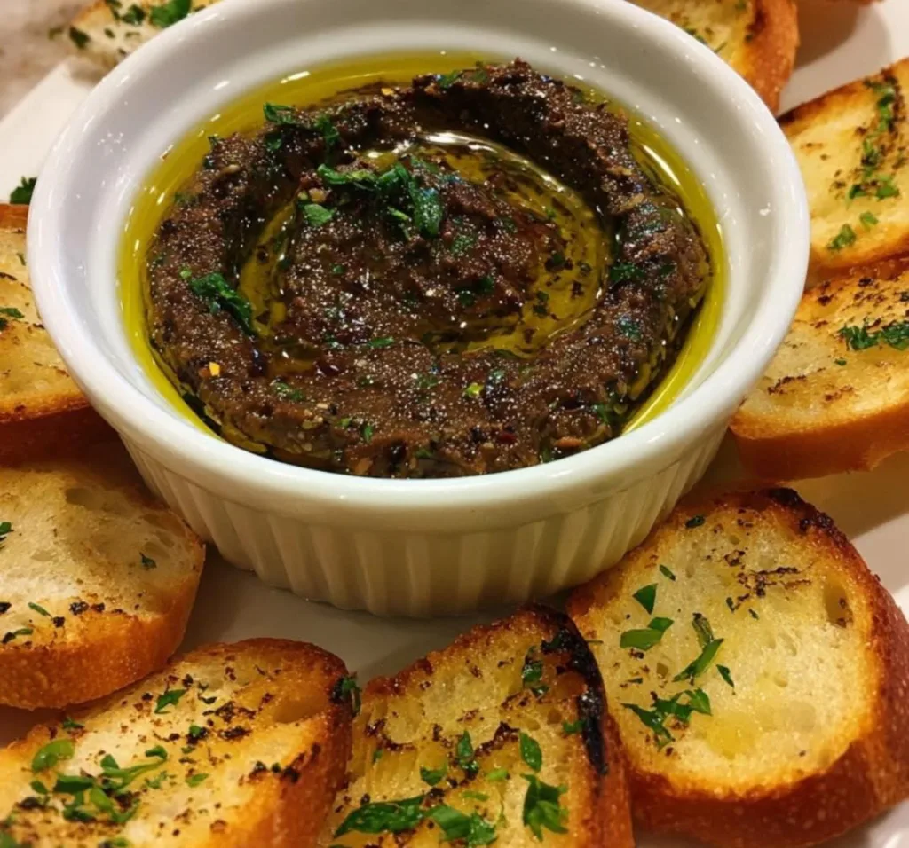 Tapenade de măsline – Aperitiv mediteranean clasic plin de savoare 🌿🍞 2 tapenade de măsline