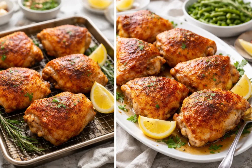 Crispy Chicken Thighs Oven