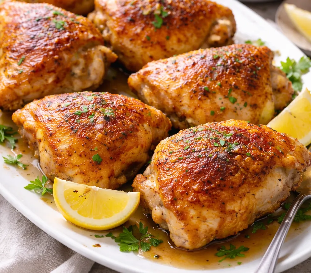 Crispy Chicken Thighs Oven