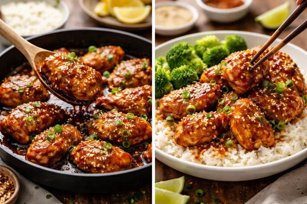 honey garlic chicken