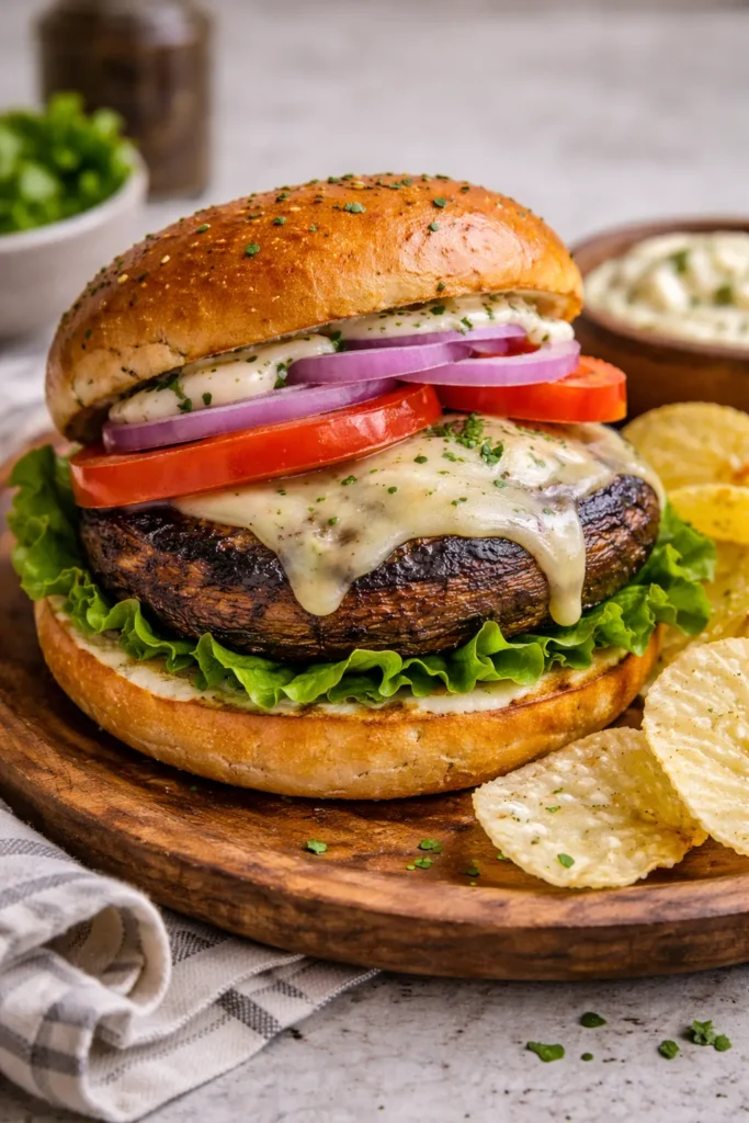 Portobello Mushroom Burger