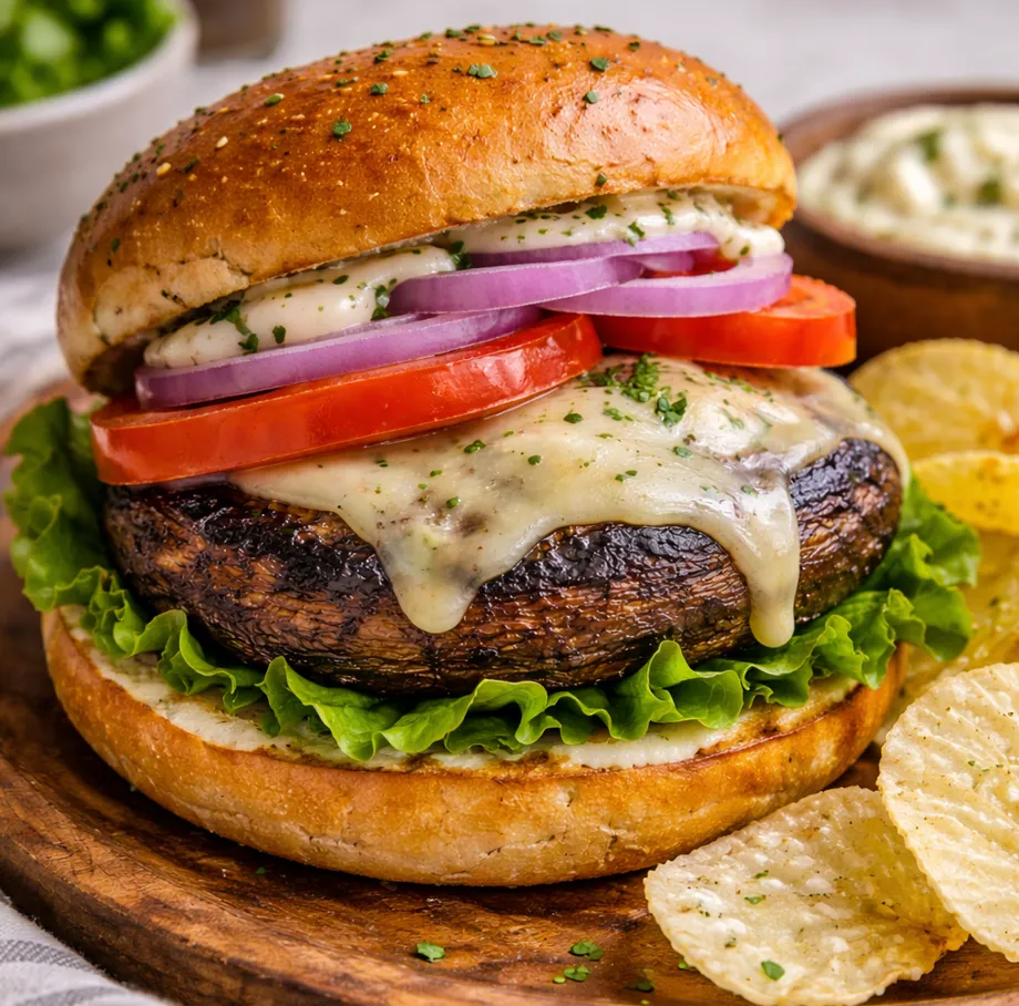 Portobello Mushroom Burger